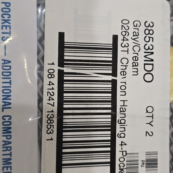 Over-the-Door Black Storage Organizer - Picture 6 of 7